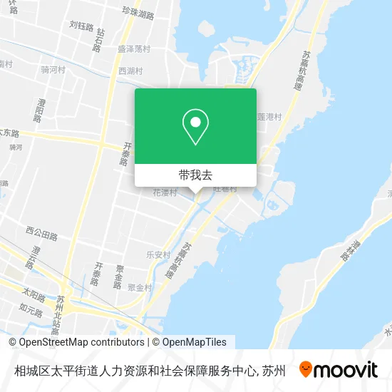 相城区太平街道人力资源和社会保障服务中心地图