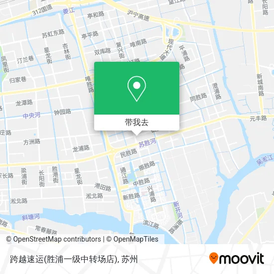 跨越速运(胜浦一级中转场店)地图
