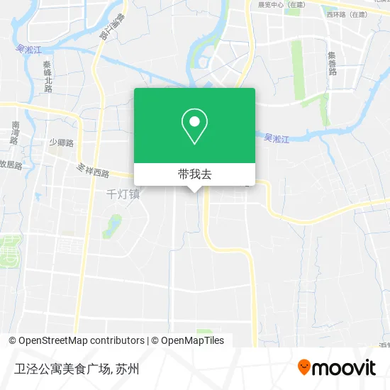 卫泾公寓美食广场地图