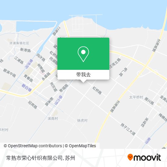 常熟市荣心针织有限公司地图
