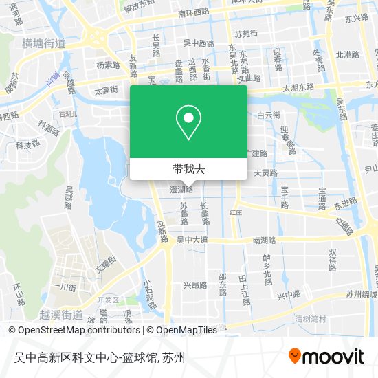 吴中高新区科文中心-篮球馆地图