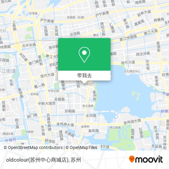 oldcolour(苏州中心商城店)地图
