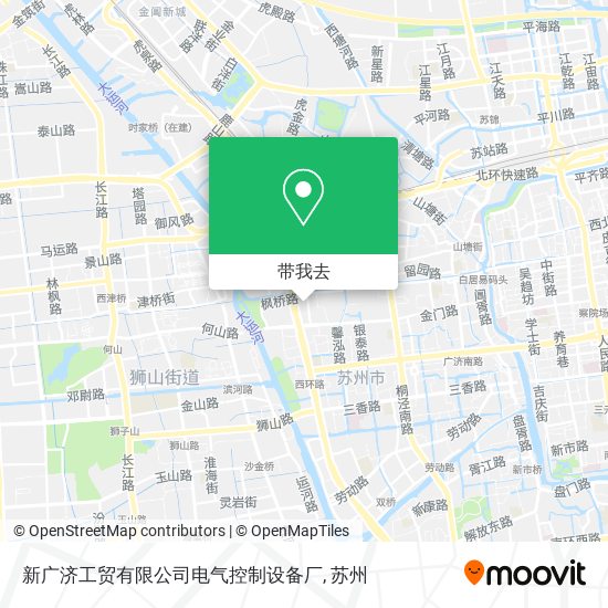 新广济工贸有限公司电气控制设备厂地图