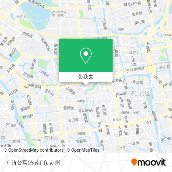 广济公寓(东南门)地图