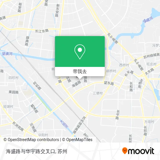 海盛路与华宇路交叉口地图