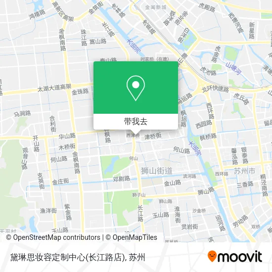 黛琳思妆容定制中心(长江路店)地图
