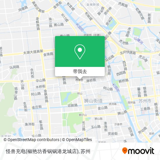 怪兽充电(椒艳坊香锅锅港龙城店)地图