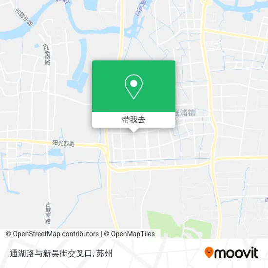 通湖路与新吴街交叉口地图