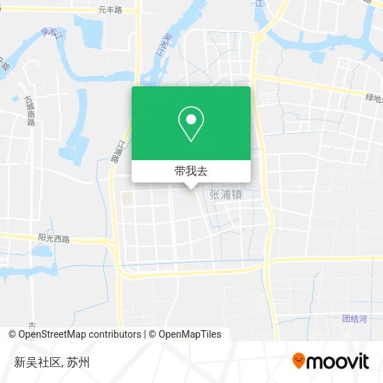 新吴社区地图