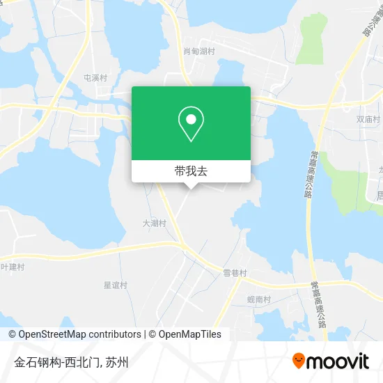 金石钢构-西北门地图