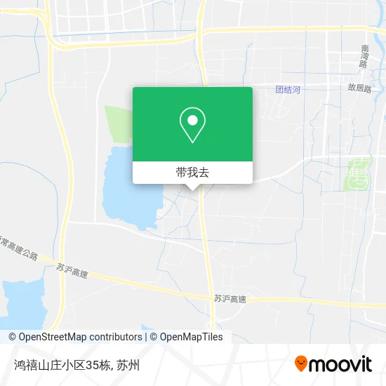 鸿禧山庄小区35栋地图