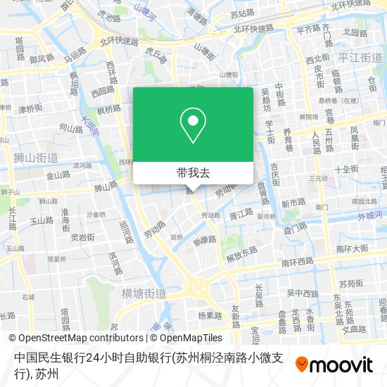 中国民生银行24小时自助银行(苏州桐泾南路小微支行)地图
