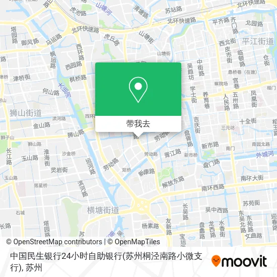 中国民生银行24小时自助银行(苏州桐泾南路小微支行)地图