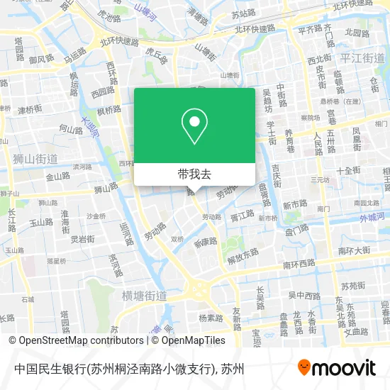 中国民生银行(苏州桐泾南路小微支行)地图