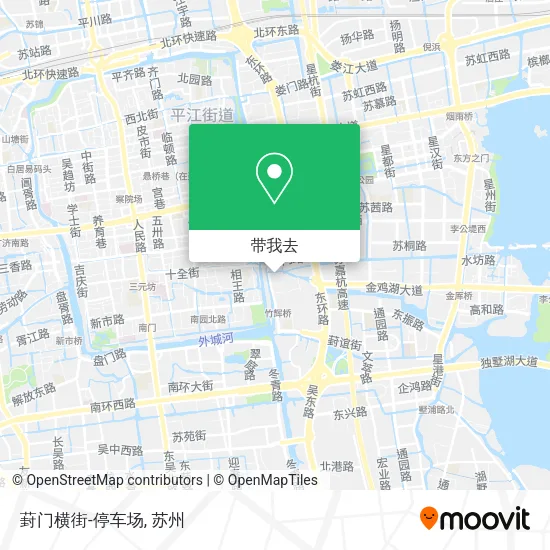 葑门横街-停车场地图