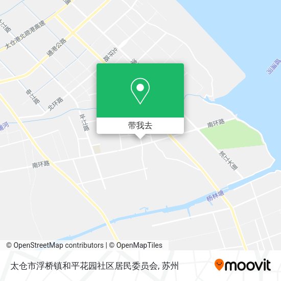 太仓市浮桥镇和平花园社区居民委员会地图