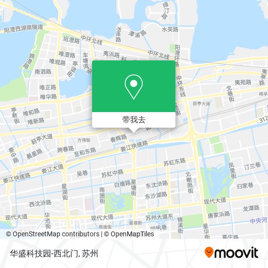 华盛科技园-西北门地图