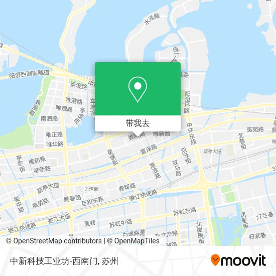 中新科技工业坊-西南门地图