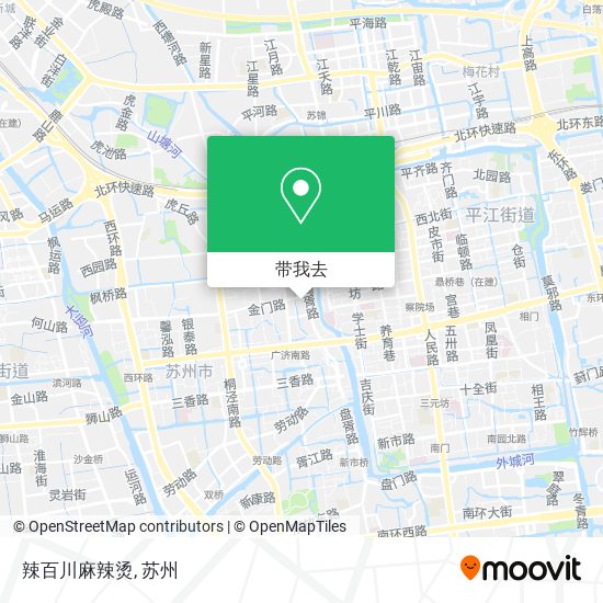 辣百川麻辣烫地图