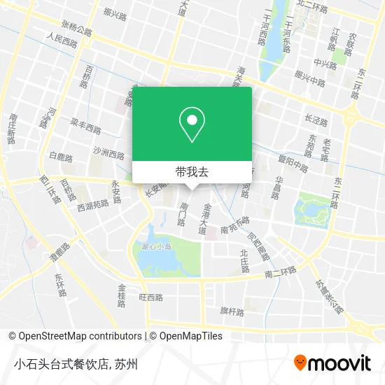 小石头台式餐饮店地图