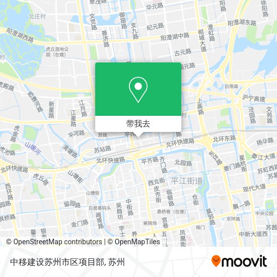 中移建设苏州市区项目部地图