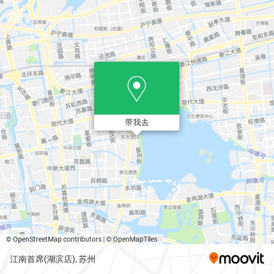 江南首席(湖滨店)地图