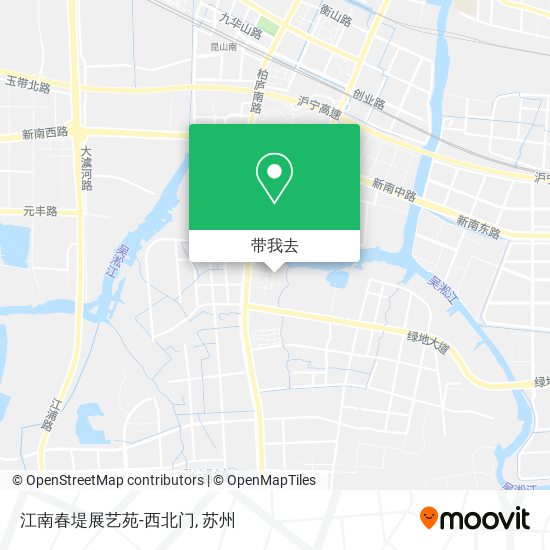 江南春堤展艺苑-西北门地图