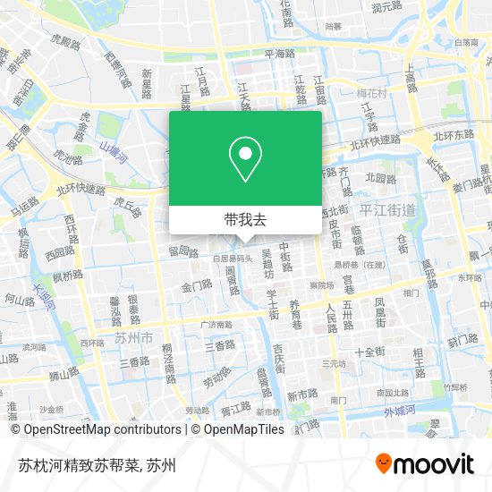 苏枕河精致苏帮菜地图