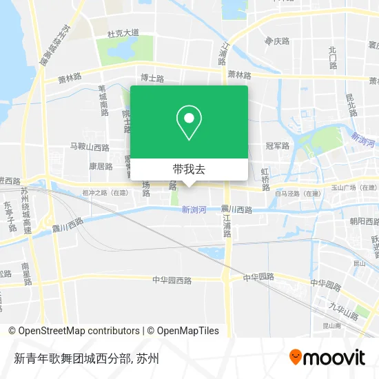 新青年歌舞团城西分部地图