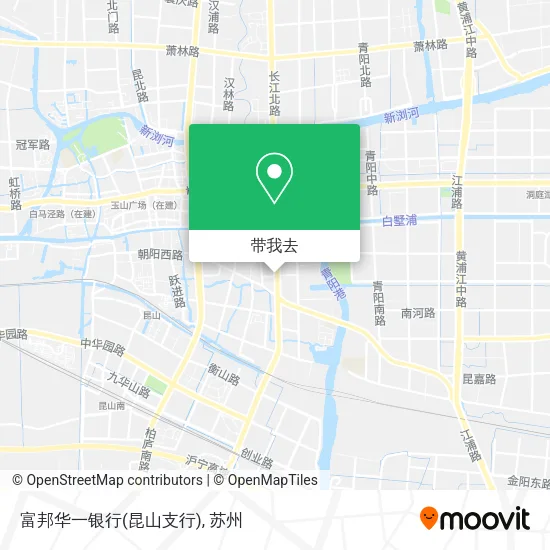富邦华一银行(昆山支行)地图