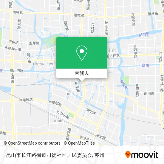 昆山市长江路街道司徒社区居民委员会地图