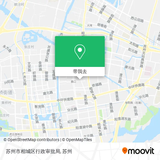 苏州市相城区行政审批局地图