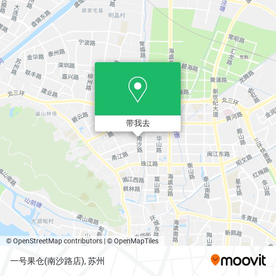 一号果仓(南沙路店)地图