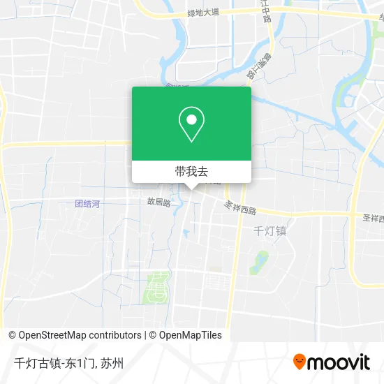 千灯古镇-东1门地图