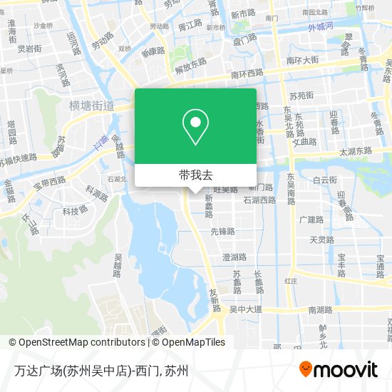 万达广场(苏州吴中店)-西门地图