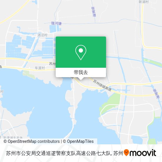苏州市公安局交通巡逻警察支队高速公路七大队地图
