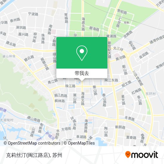 克莉丝汀(闽江路店)地图