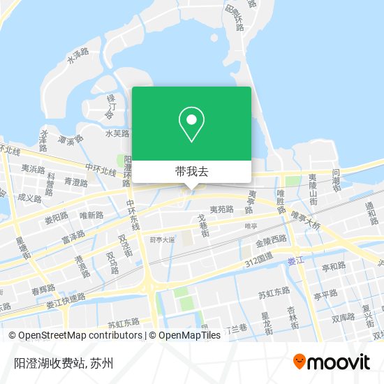 阳澄湖收费站地图