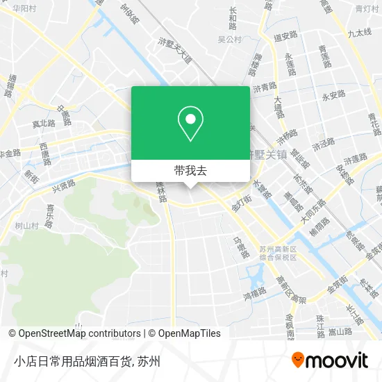 小店日常用品烟酒百货地图