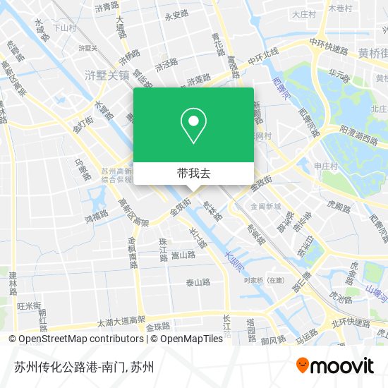 苏州传化公路港-南门地图