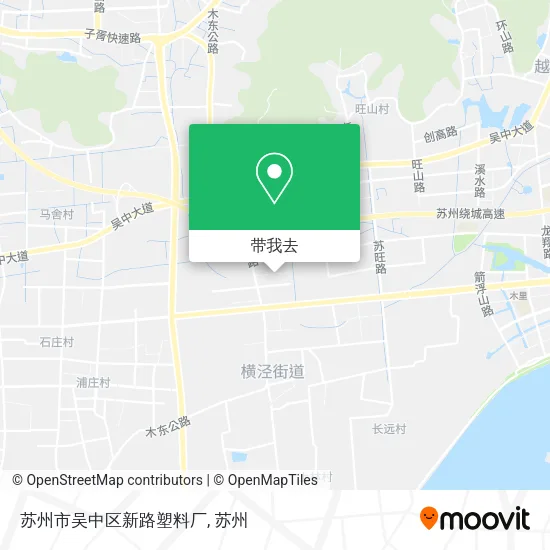 苏州市吴中区新路塑料厂地图