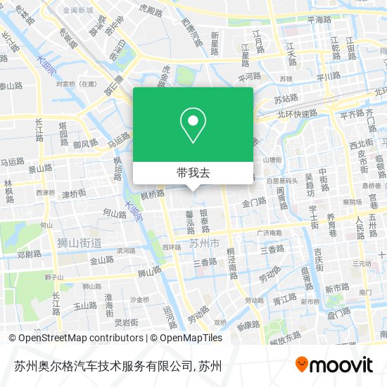 苏州奥尔格汽车技术服务有限公司地图