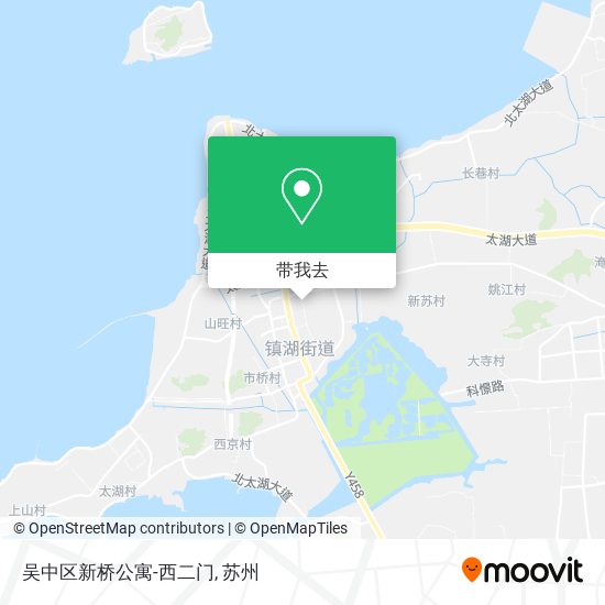 吴中区新桥公寓-西二门地图