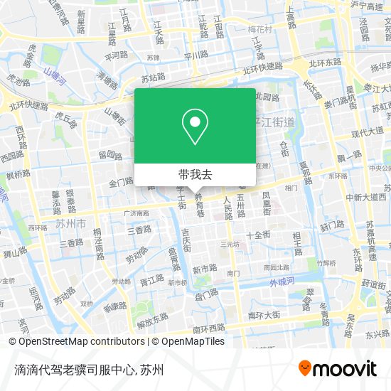 滴滴代驾老骥司服中心地图
