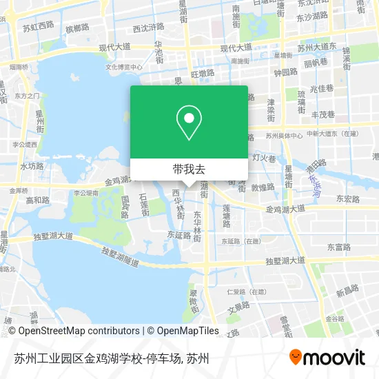 苏州工业园区金鸡湖学校-停车场地图