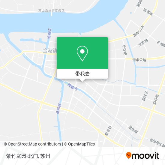 紫竹庭园-北门地图