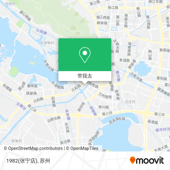 1982(张宁店)地图