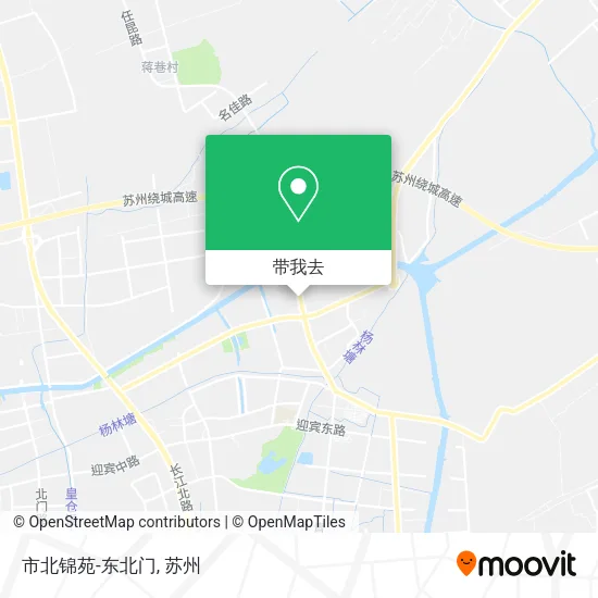 市北锦苑-东北门地图