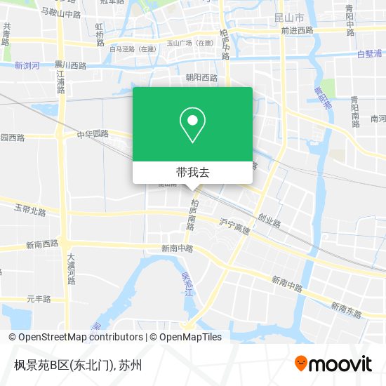 枫景苑B区(东北门)地图