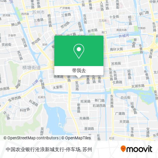 中国农业银行沧浪新城支行-停车场地图